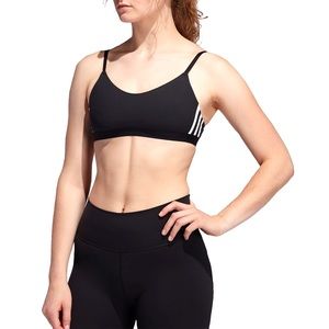Adidas 🖤 All Me 3 Stripes Yoga Sports Bra